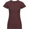 Žíhané dámské tričko z polybavlny 35% bavlna 65% polyester (Velikost XS, Barva modrá melír)