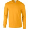 Teplé triko s dlouhými rukávy Gildan Ultra Coton 200 g/m (Barva šedá světlá, Velikost 3XL)