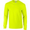 Teplé triko s dlouhými rukávy Gildan Ultra Coton 200 g/m (Barva šedá světlá, Velikost 3XL)