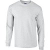 Teplé triko s dlouhými rukávy Gildan Ultra Coton 200 g/m (Barva šedá světlá, Velikost 3XL)