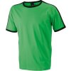 Pánské tričko Flag-T s kontrastními lemy, 165 g/m (Velikost S, Barva zelená - černá)