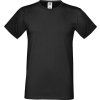 Měkčené tričko Sofspun Fruit of the Loom, 165 g/m (Velikost S, Barva černá)