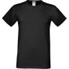 Měkčené tričko Sofspun Fruit of the Loom, 165 g/m (Velikost S, Barva černá)