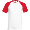 Pánské tričko Baseball s krátkým rukávem, 165 g/m