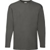 Pánské tričko Valueweight dlouhý rukáv, 165 g/m (Barva černá, Velikost 3XL)