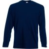 Pánské tričko Valueweight dlouhý rukáv, 165 g/m (Barva černá, Velikost 3XL)