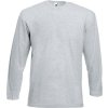 Pánské tričko Valueweight dlouhý rukáv, 165 g/m (Barva černá, Velikost 3XL)