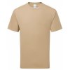 Měkčené 100% bavlněné tričko Russell 180 g/m Russell žlutohnědá