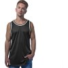 Nátělník ze síťoviny Build your brand (Barva černá - bílá, Velikost 3XL)