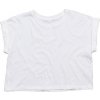 Organické tričko do pasu Crop Top (Velikost S, Barva černá)