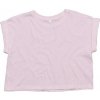 Organické tričko do pasu Crop Top (Velikost S, Barva černá)