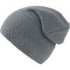 Dámská beanie oversize čepice Snobby Atlantis šedá