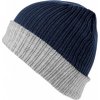 Dvoubarevná pletená čepice Result Winter Essentials (Barva černá - šedá)
