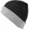 Dvoubarevná pletená čepice Result Winter Essentials (Barva černá - šedá)