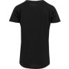 Extra dlouhé pánské bavlněné triko Build Your Brand (Barva černá, Velikost 3XL)