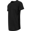 Extra dlouhé pánské bavlněné triko Build Your Brand (Barva černá, Velikost 3XL)