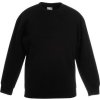 Dětská jednobarevná klasická mikina bez zipu (Velikost 104, Barva černá)