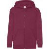 Dětská mikina na zip s kapucí Fruit of the Loom