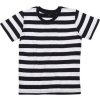 Dětské pruhované tričko Mantis Mini 100% bavlna Mantis Mini černá - bílá