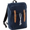 Vintage hipster batoh Quadra na notebook do 14" (Barva modrá námořní, Velikost 26 x 45 x 16,5 cm)