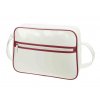 Dvoubarevná retro taška přes rameno Halfar white red