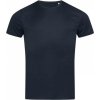 Funkční pánské sportovní tričko Stedman 100% polyester (Barva černá, Velikost 3XL)