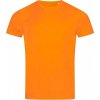 Funkční pánské sportovní tričko Stedman 100% polyester (Barva černá, Velikost 3XL)