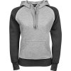 Dvoubarevná zateplená dámská mikina s kapucí Tee Jays (Velikost S, Barva šedá melír - šedá tmavá)