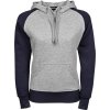 Dvoubarevná zateplená dámská mikina s kapucí Tee Jays (Velikost S, Barva šedá melír - šedá tmavá)