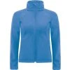 Voděodolná softshellová bunda s prodlouženými zády B&C modrá azurová
