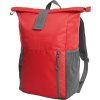 Batoh Courier se zesíleným dnem a přední kapsou Halfar červená