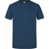 Kvalitně zpracované slim-fit tričko James and Nicholson (Barva černá, Velikost L)