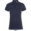 Dámské regular fit polo tričko Brandy Fair Wear (Velikost XS, Barva šedá tmavá - bílá)
