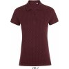 Dámské regular fit polo tričko Brandy Fair Wear (Velikost XS, Barva šedá tmavá - bílá)