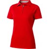 Dámské polo tričko Hacker Slazenger s rozparky (Velikost S, Barva černá - šedá)