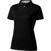 Dámské polo tričko Hacker Slazenger s rozparky (Velikost S, Barva černá - šedá)