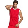 Rychleschnoucí pánské basketbalové tílko do véčka (Barva černá - bílá, Velikost 3XL)