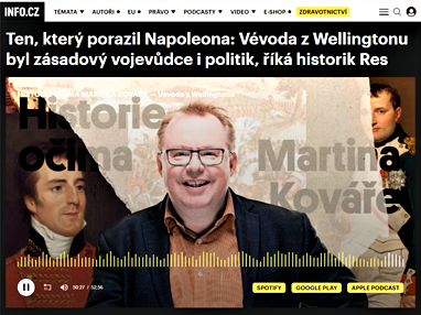 Podcast s autorem knihy „Wellington“ Danielem Resem