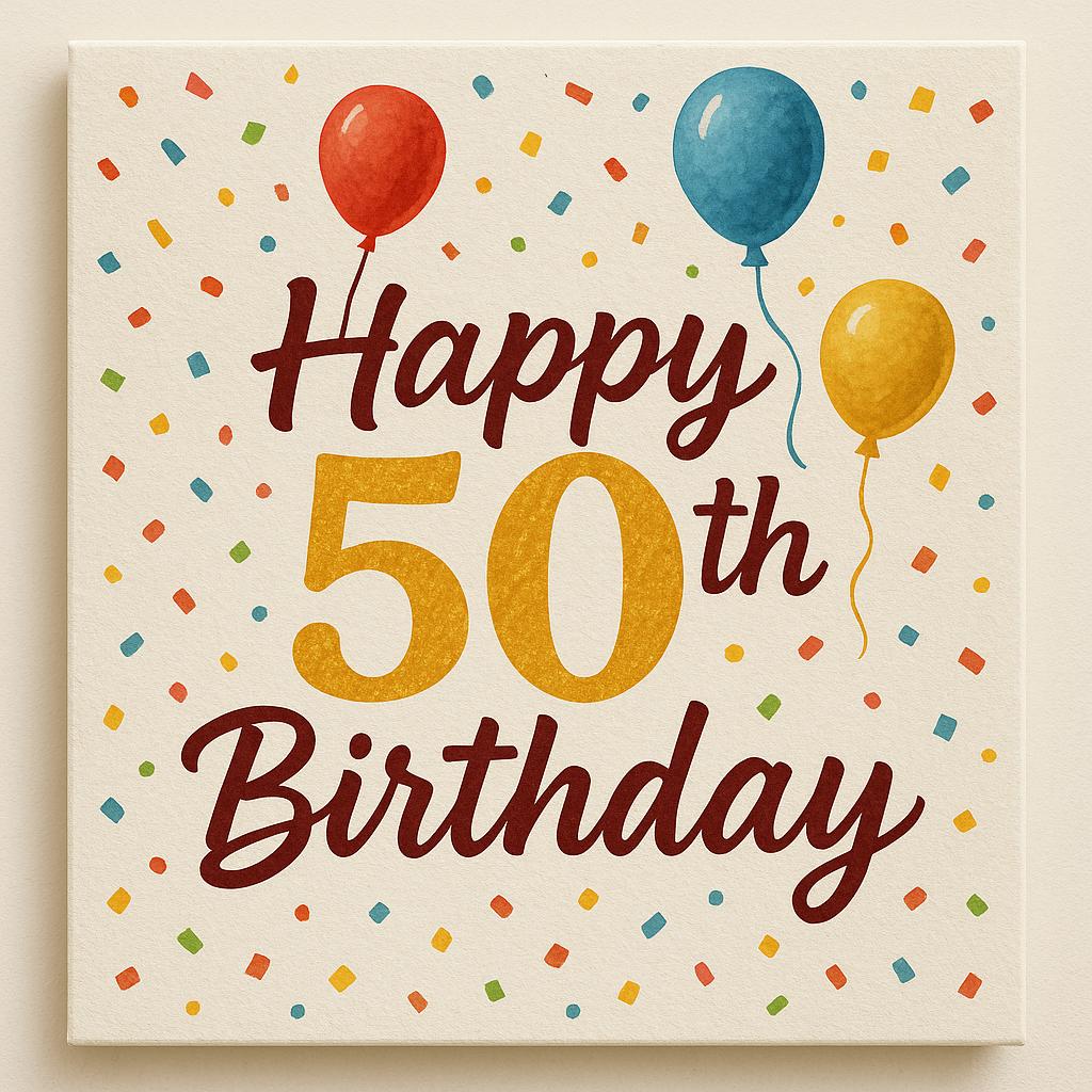 Citáty k 50. narozeninám: Moudré, vtipné i dojemné věty k životnímu jubileu