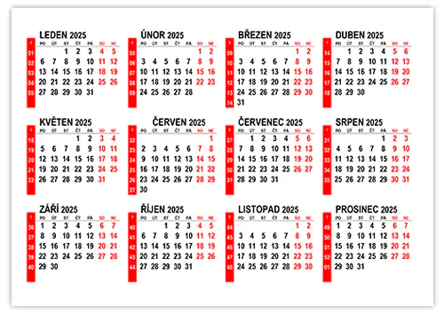 Státní svátky v Česku 2025 a otevírací doba obchodů