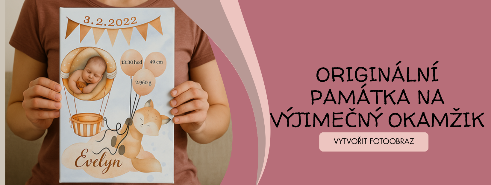 Obrázek k narození dítěte