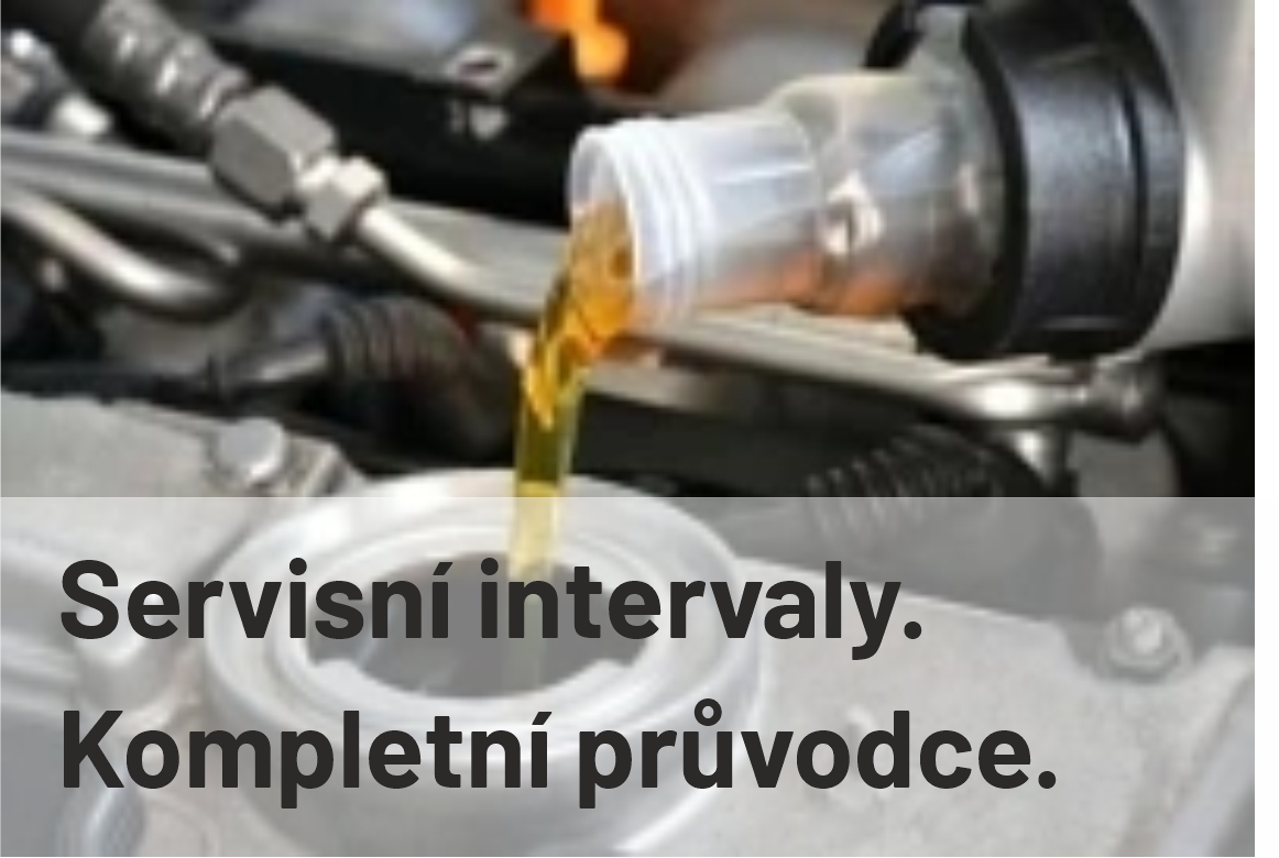 Intervaly výměn a údržby pro vozy Citroën.