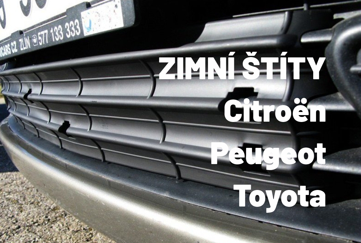 Zimní štíty na masku - Chytrý doplněk, který šetří motor i vaši peněženku