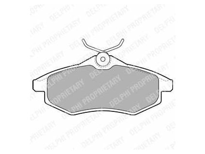 28185 brzdove desticky predni delphi pro citroen c2 c3 c3 pluriel lp1716 425236 425258 425345 sk