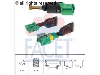 29424 spinac brzdoveho svetla facet 71213 pro citroen c2 c3 c4 c4 picasso c5 c6 ds3 a jumpy 453467 1810213k sk