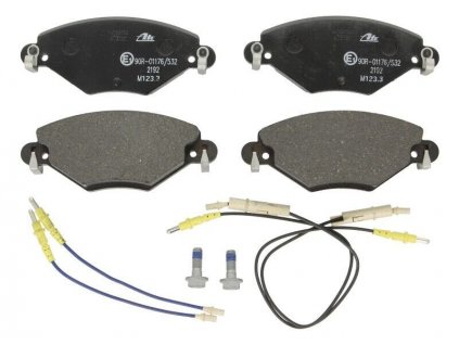Brzdové destičky, přední ATE 603997 pro Citroen C5 2.0 16V, 2.0 HDi, 1.6HDi, 1.8 16V (13.0460-3997.2)