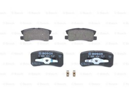 Zadní brzdové destičky Bosch pro Citroen C-Crosser a C4 Aircross (425390, 425391, 425448, 0986424717)
