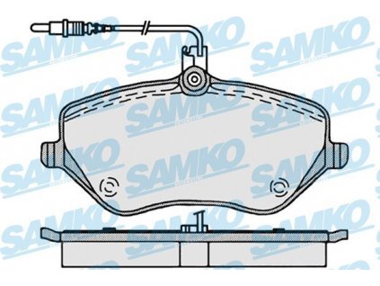 30120 brzdove desticky samko 5sp1202 predni pro citroen c5 c6 2 2hdi 2 7hdi a 3 0v6 425480 425411 1611334980