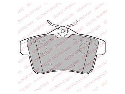31341 sada zadnich brzdovych desticek delphi pro citroen c4 ds4 a ds5 lp2180 1608520680 1608681680 425435 425444 425446