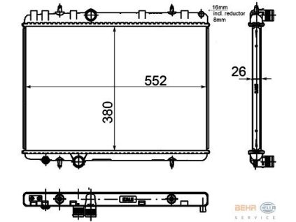 31962 chladic mahle pro citroen c5 1 6hdi 1330v3 133094 1330j9 133040